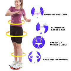 Tummy Twister | Twisting Waist Disc | Waist Trimmer | Fat Burner | Aerobic Exercise Foot Exercise Fitness Twister | Fat Buster | Perfect Home Gym Equipment for Men & Women GenzVybs