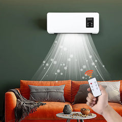 Mini Wall Mounted Air Conditioner (Heat Fan) Portable Air Conditioner Wall Mounted AC Fan with Digital Display